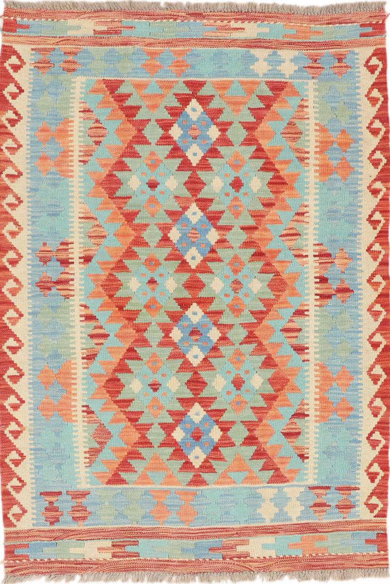 Tapete afegão Kilim Afegão Heritage 130x97 130x97, Tapete persa Tecido à mão