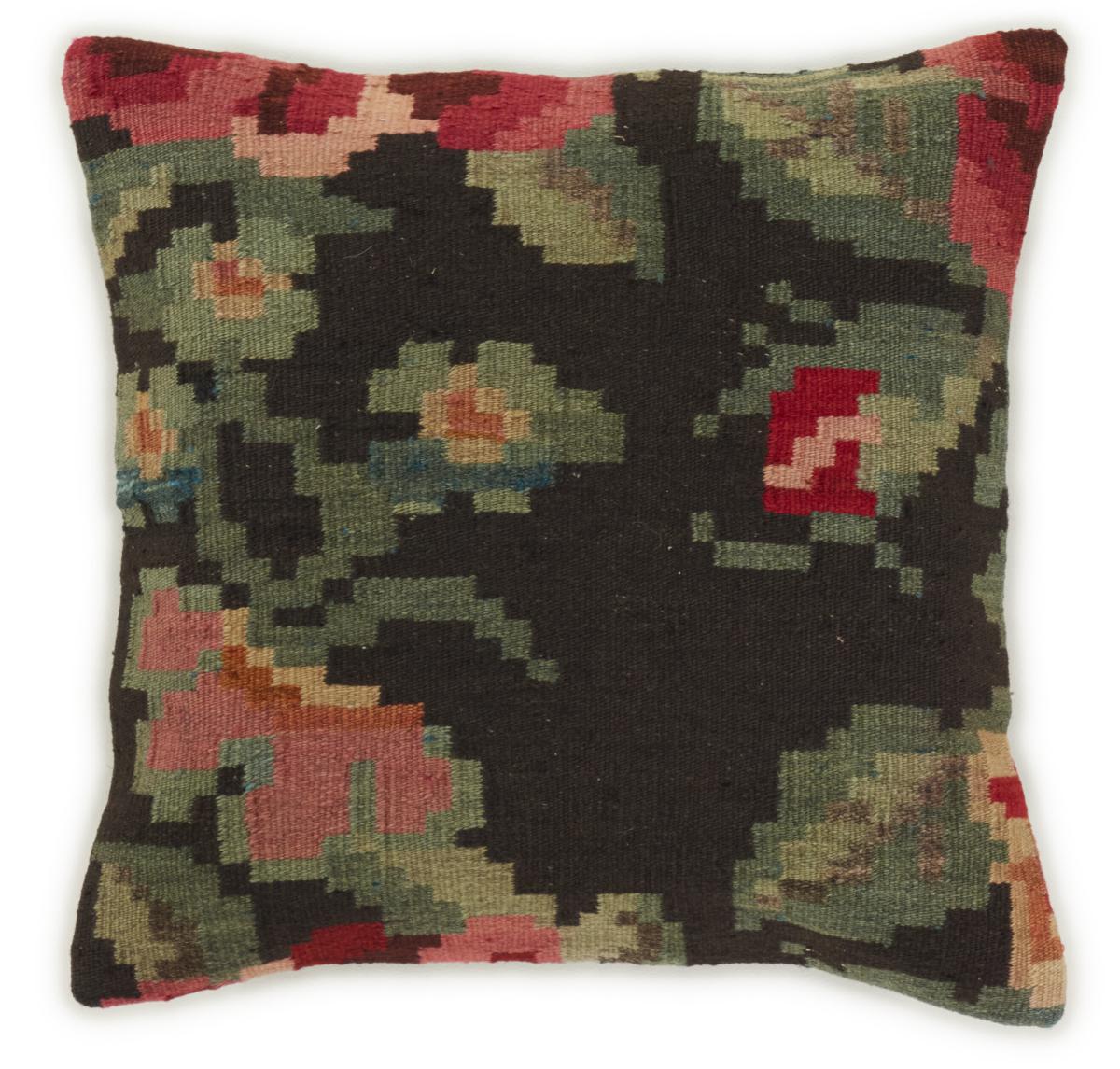 Ινδικό χαλί Κιλίμ Rosen Kissen 51x49 51x49, Περσικό χαλί Χειροποίητη ύφανση