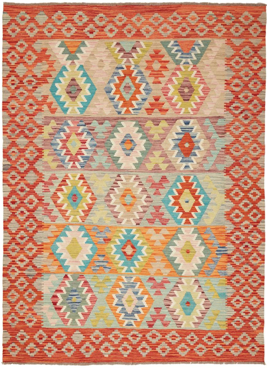 Tapete afegão Kilim Afegão 234x170 234x170, Tapete persa Tecido à mão