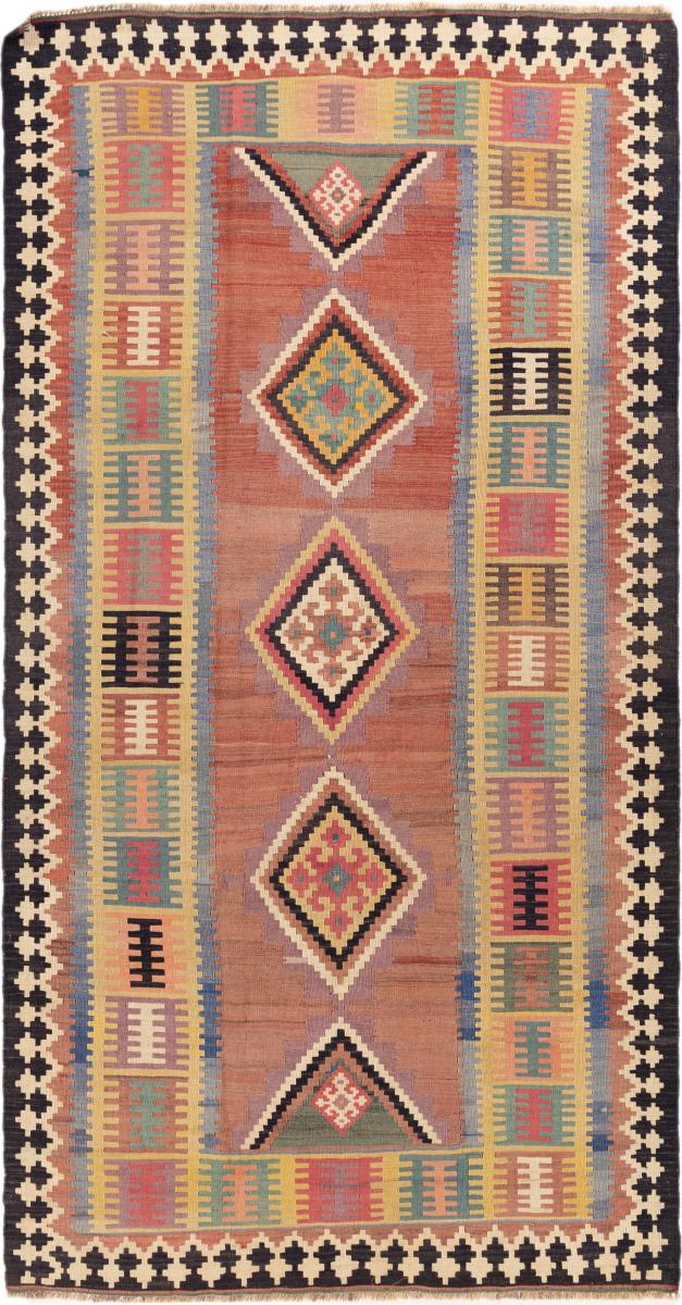 Perzisch tapijt Kilim Fars Alt 272x142 272x142, Perzisch tapijt Handgeweven