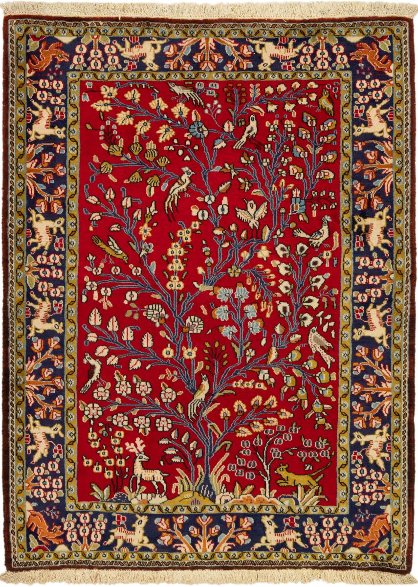 Tapis persan Ghom 152x113 152x113, Tapis persan Noué à la main
