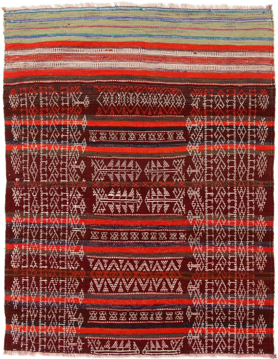 Tapete afegão Kilim Afegão Antigo 148x114 148x114, Tapete persa Tecido à mão