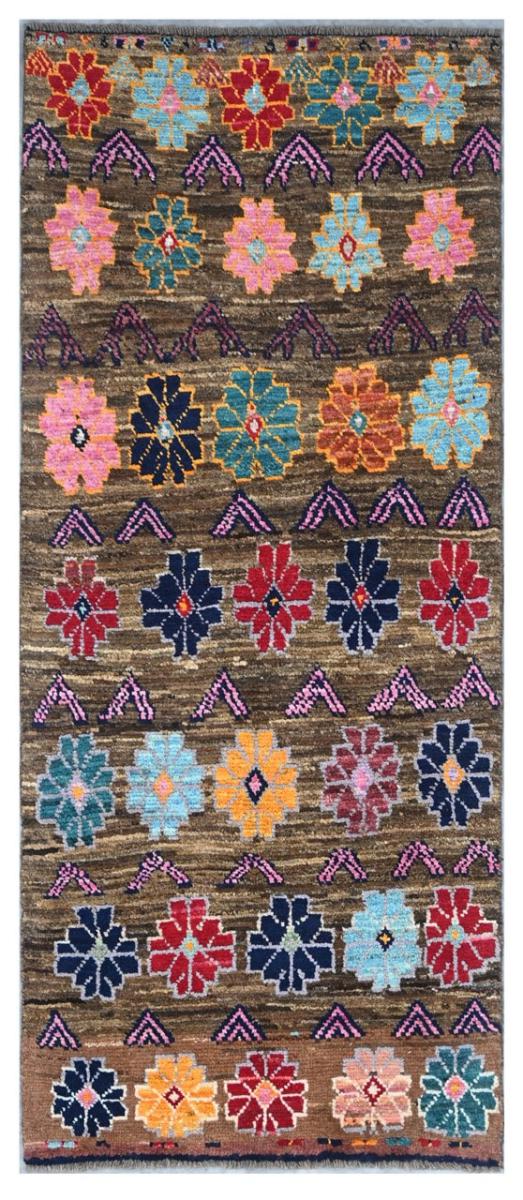 Αφγανικό χαλί Berber Ghashghai 196x80 196x80, Περσικό χαλί Οι κόμποι έγιναν με το χέρι