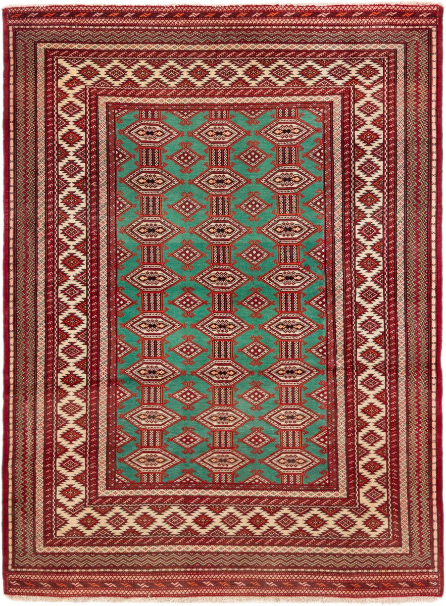 Persian Rug Turkaman Silk Warp 157x117 157x117, Persian Rug Knotted by hand