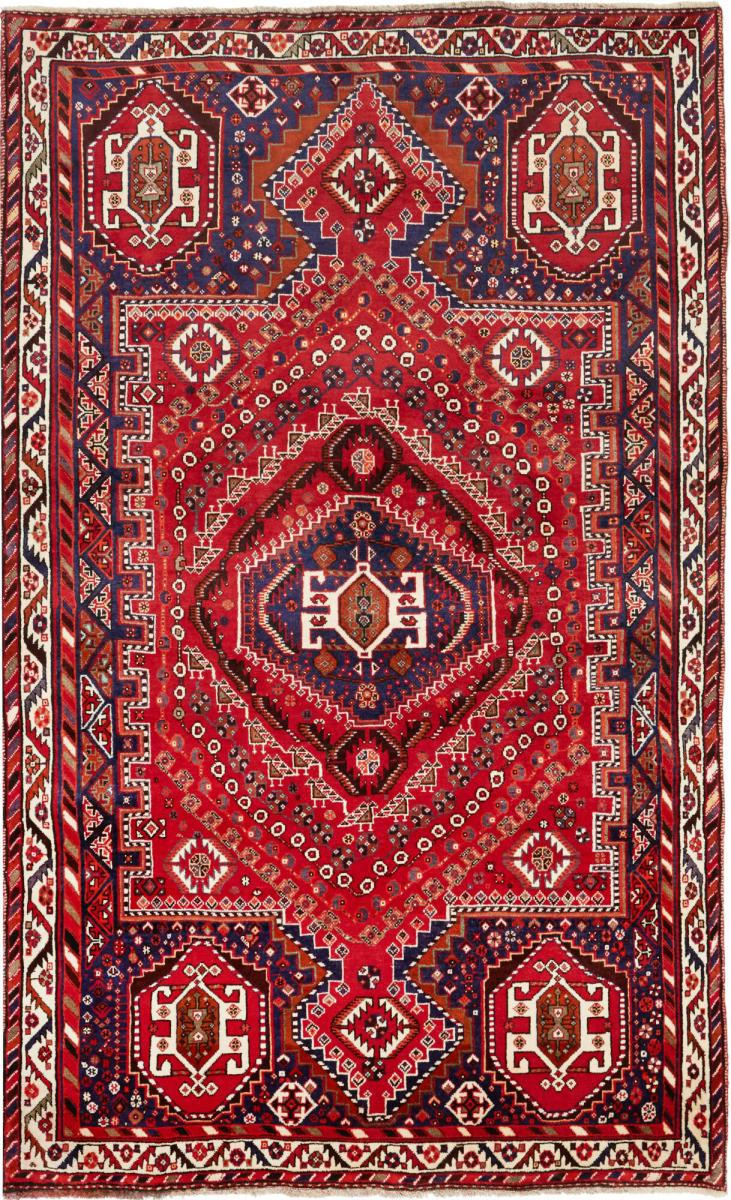 Persian Rug Shiraz 269x165 269x165, Persian Rug Knotted by hand