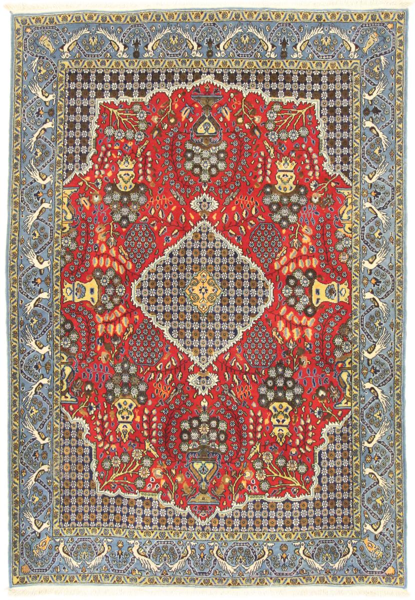 Tappeto persiano Qum 208x144 208x144, Tappeto persiano Annodato a mano