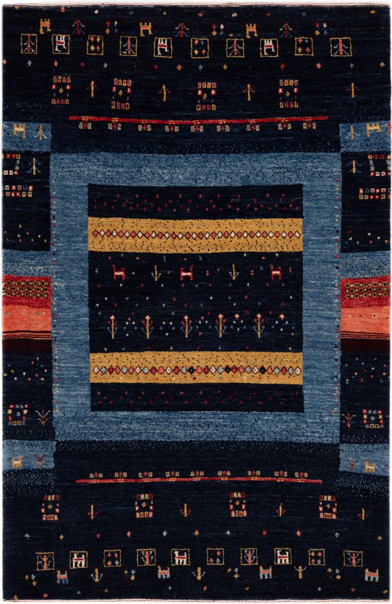 Tapete persa Persa Gabbeh Kashkuli Banafsheh 169x113 169x113, Tapete persa Atado à mão