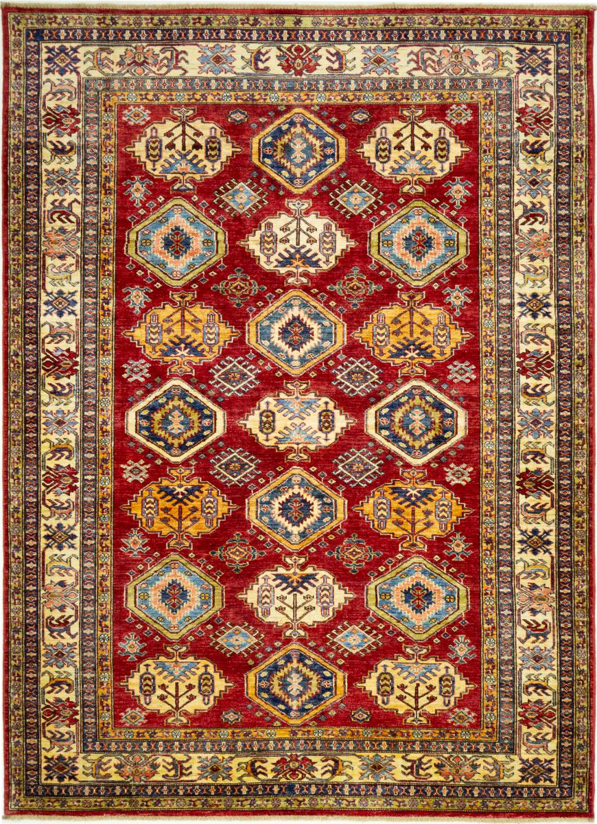 Afghansk tæppe Super Kazak 231x171 231x171, Persisk tæppe Knyttet i hånden