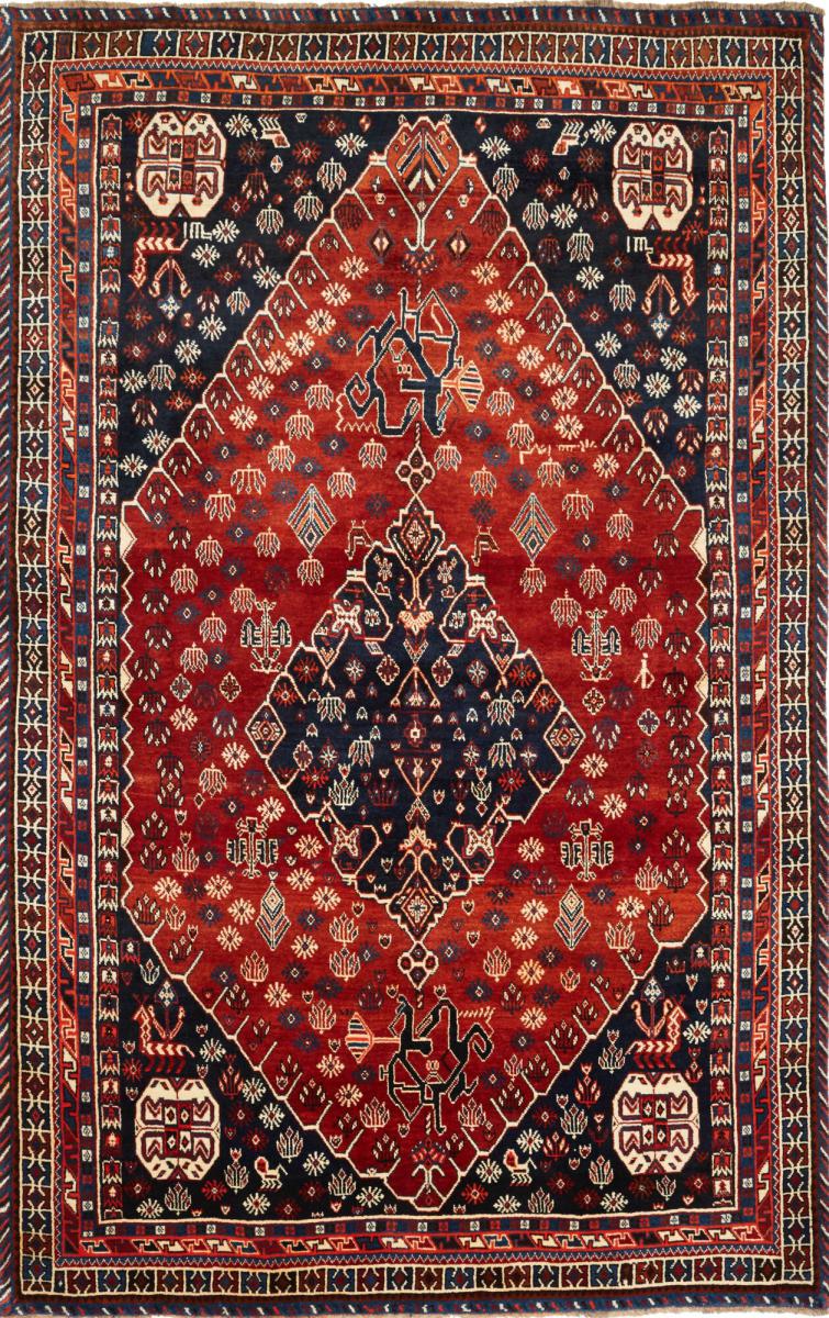 Persian Rug Shiraz 273x171 273x171, Persian Rug Knotted by hand