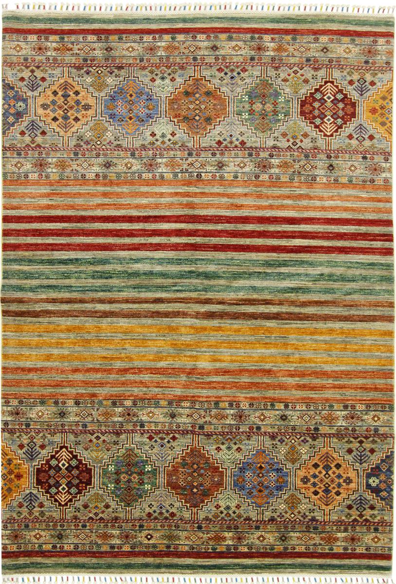 Tapete paquistanês Arijana Shaal 253x174 253x174, Tapete persa Atado à mão