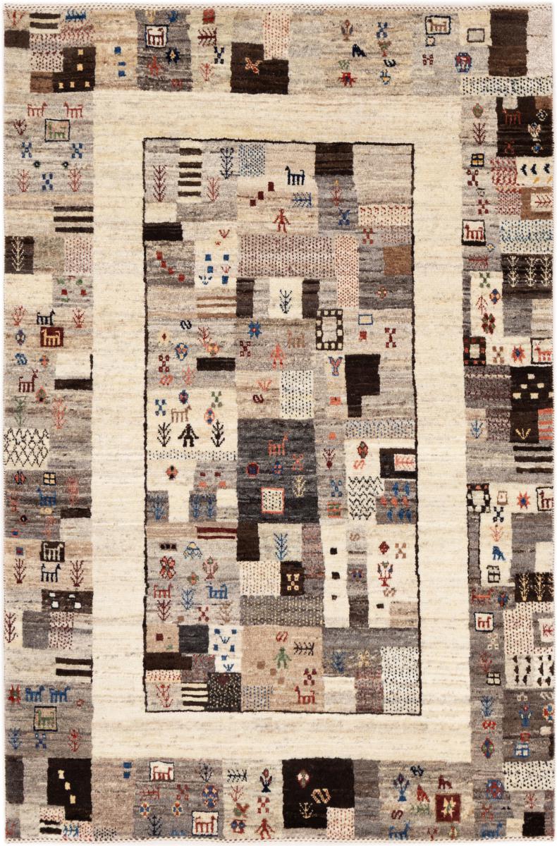 Tapete persa Persa Gabbeh Kashkuli Banafsheh 172x114 172x114, Tapete persa Atado à mão