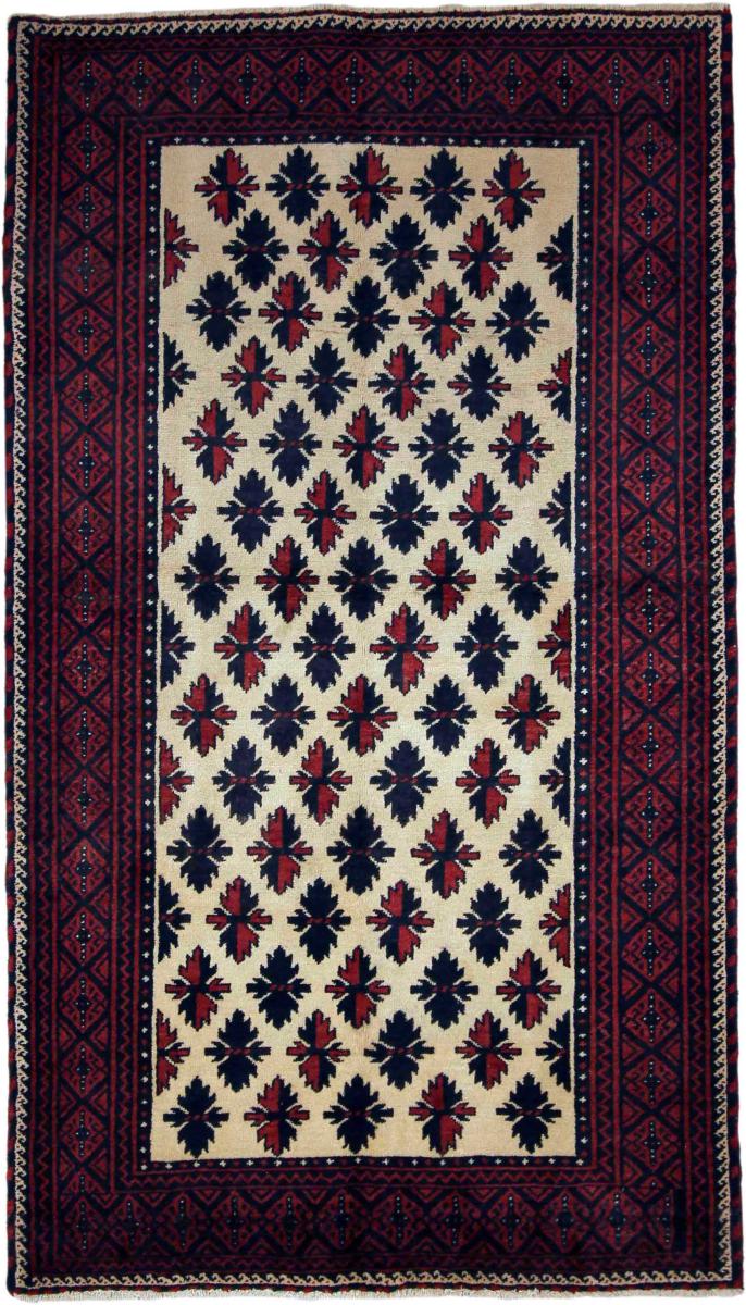 Perserteppich Belutsch 182x104 182x104, Perserteppich Handgeknüpft