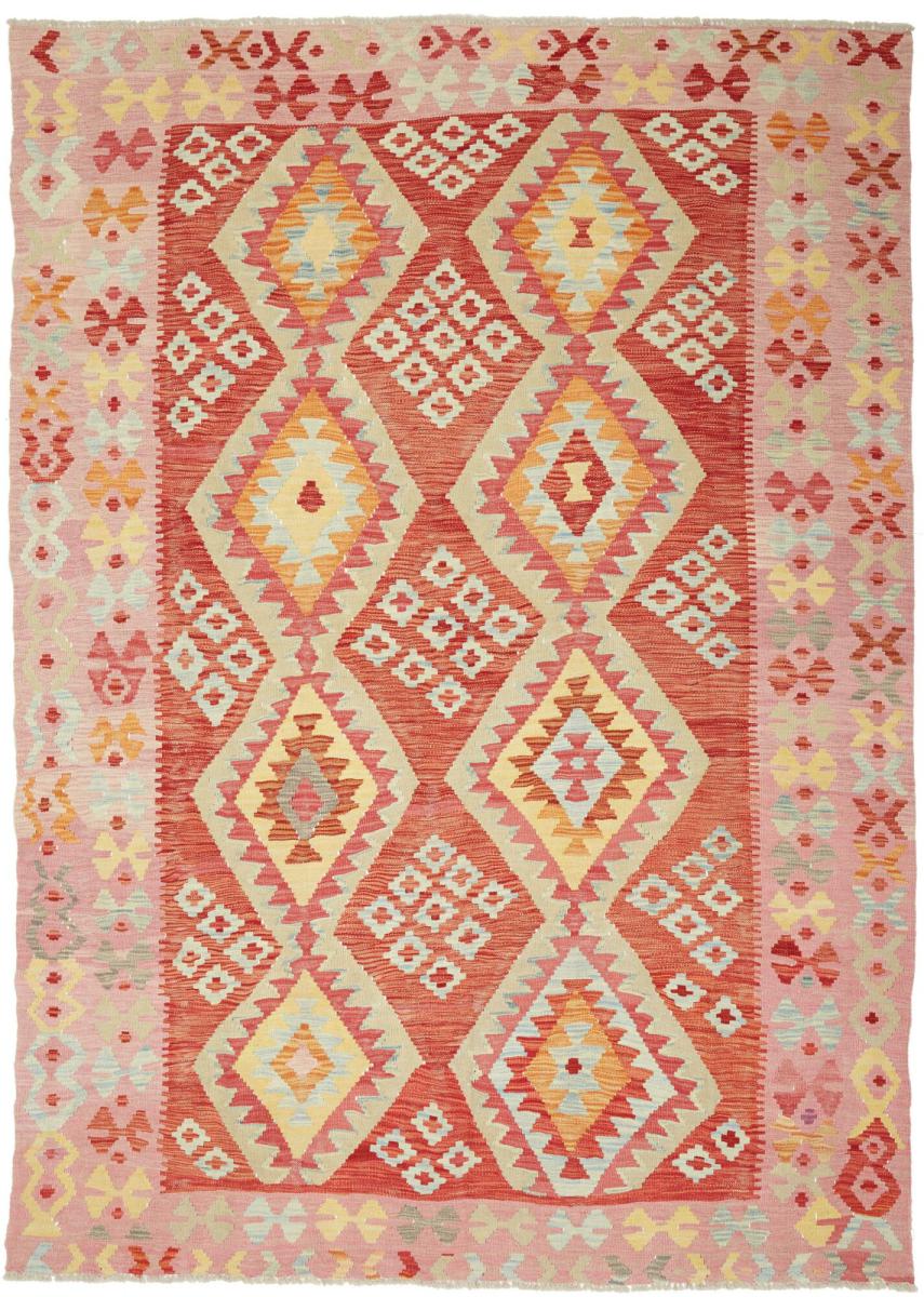 Tapete afegão Kilim Afegão 246x175 246x175, Tapete persa Tecido à mão