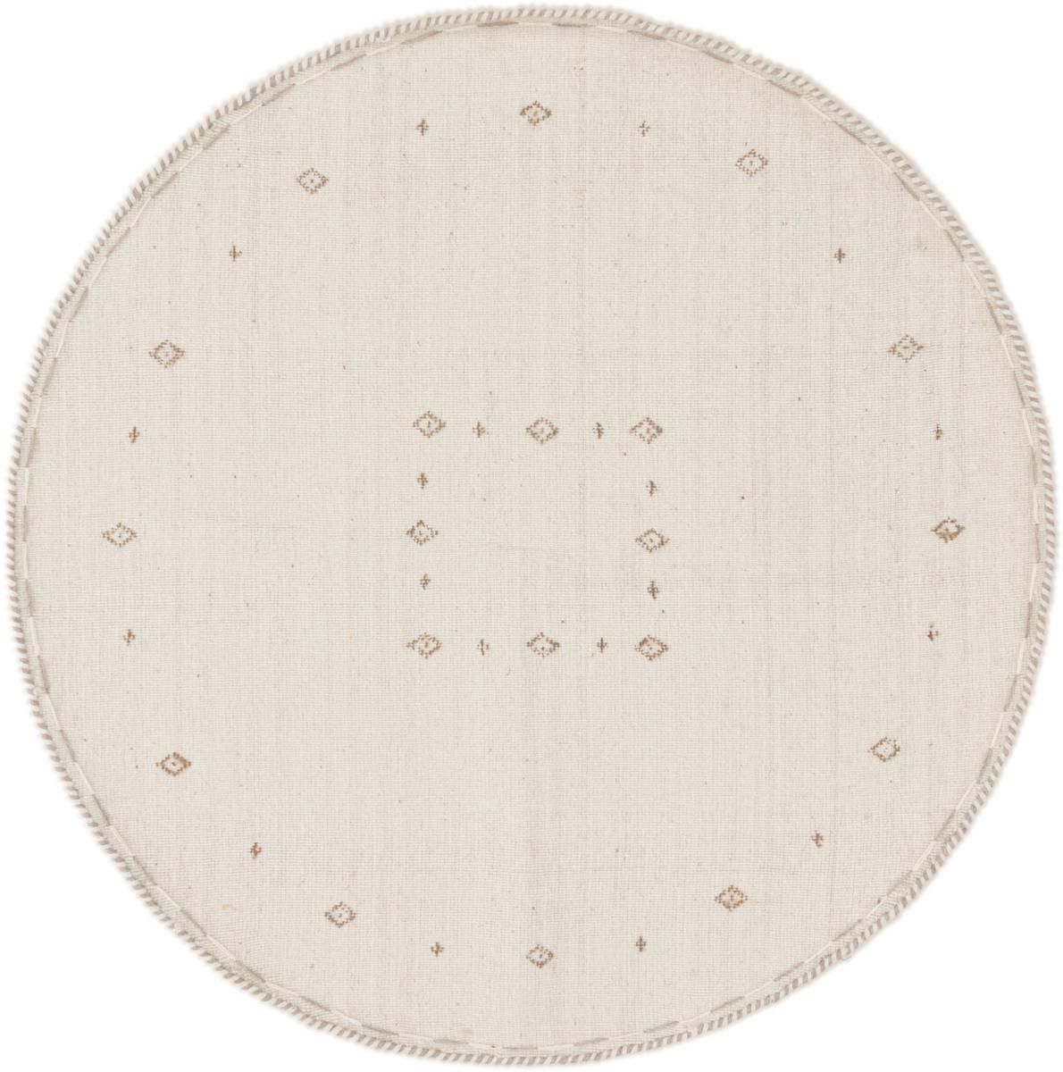 Indo rug Kilim Horizon 125x125 125x125, Persian Rug Woven by hand