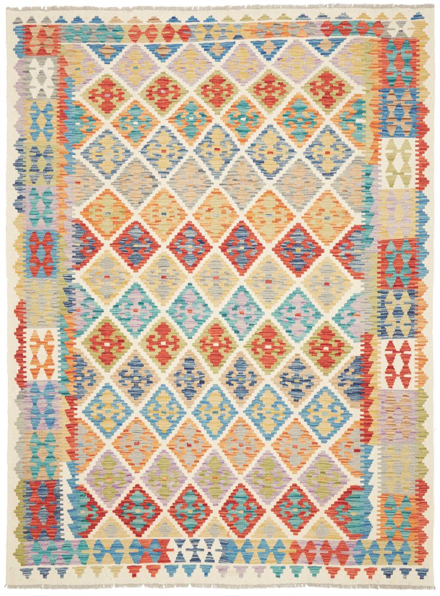 Afghan rug Kilim Afghan 236x174 236x174, Persian Rug Woven by hand