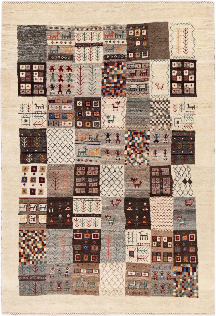 Tapete persa Persa Gabbeh Kashkuli Banafsheh 169x117 169x117, Tapete persa Atado à mão