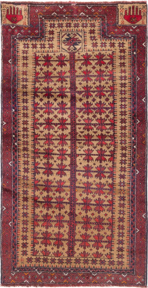 Perzisch tapijt Baluch 139x74 139x74, Perzisch tapijt Handgeknoopte