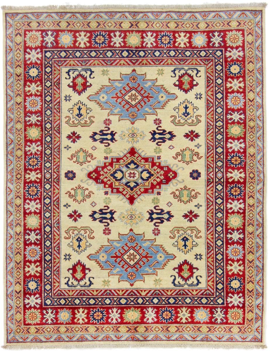 Tapis afghan Kazak 198x149 198x149, Tapis persan Noué à la main