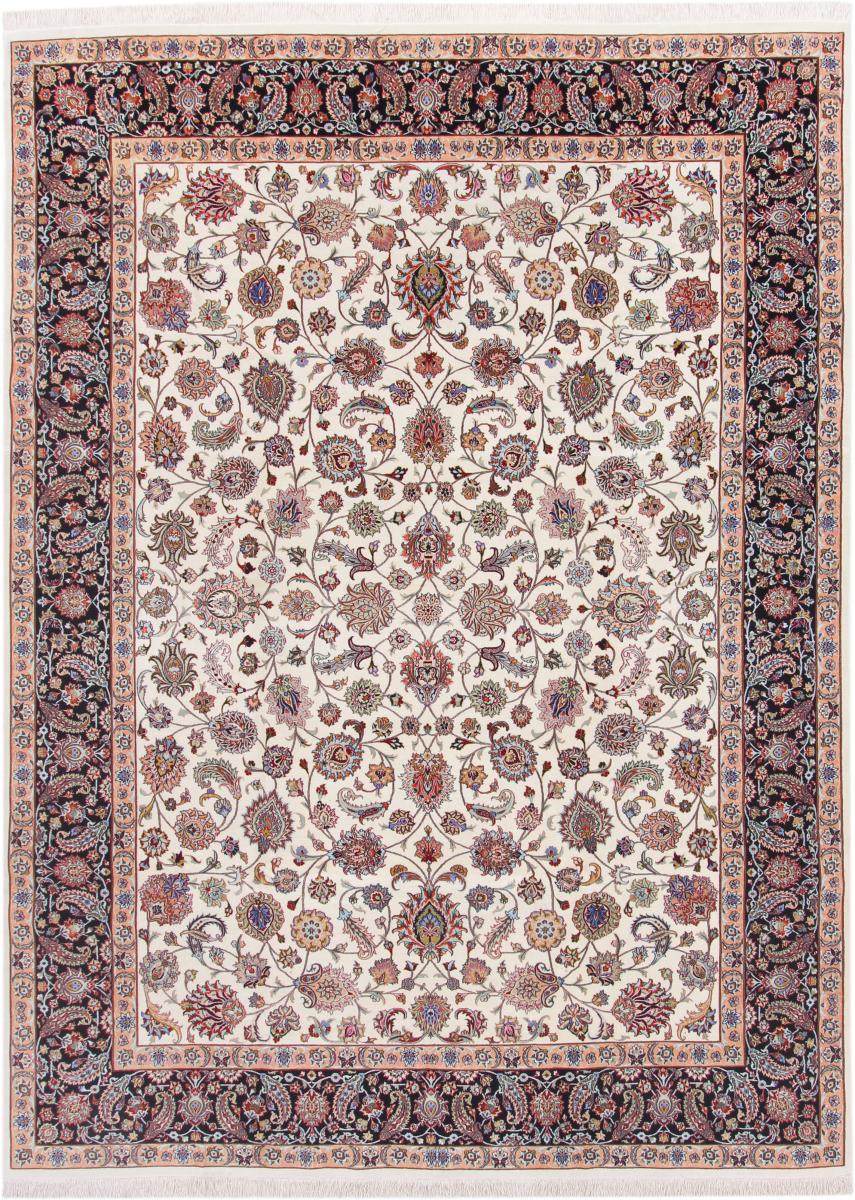 Tapete persa Isfahan Fio de Seda 275x202 275x202, Tapete persa Atado à mão