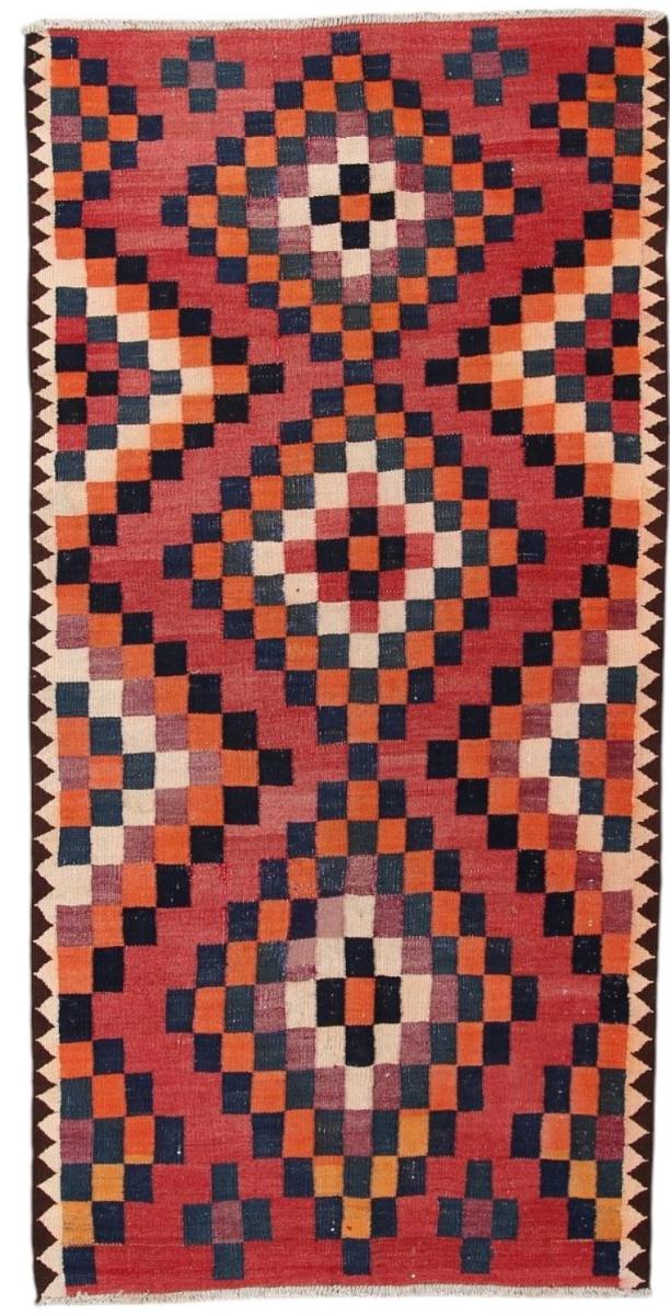 Perzisch tapijt Kilim Fars Antiek 286x146 286x146, Perzisch tapijt Handgeweven