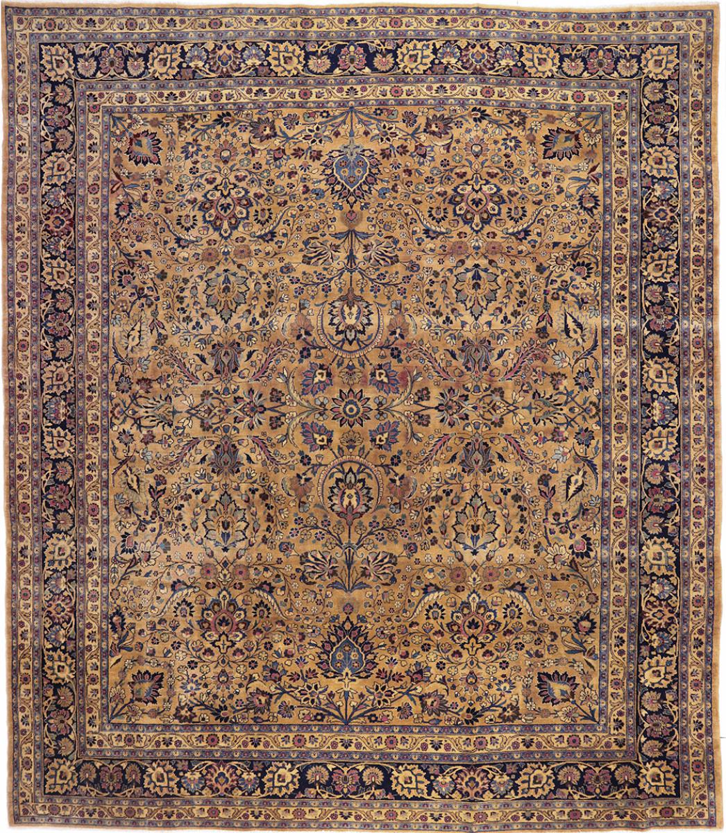 Persian Rug Khorasan Semi Antique 418x367 418x367, Persian Rug Knotted by hand
