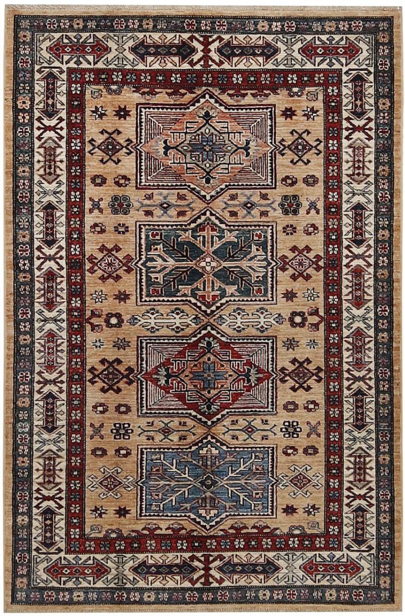 Afghan rug Kazak 182x120 182x120, Persian Rug Knotted by hand