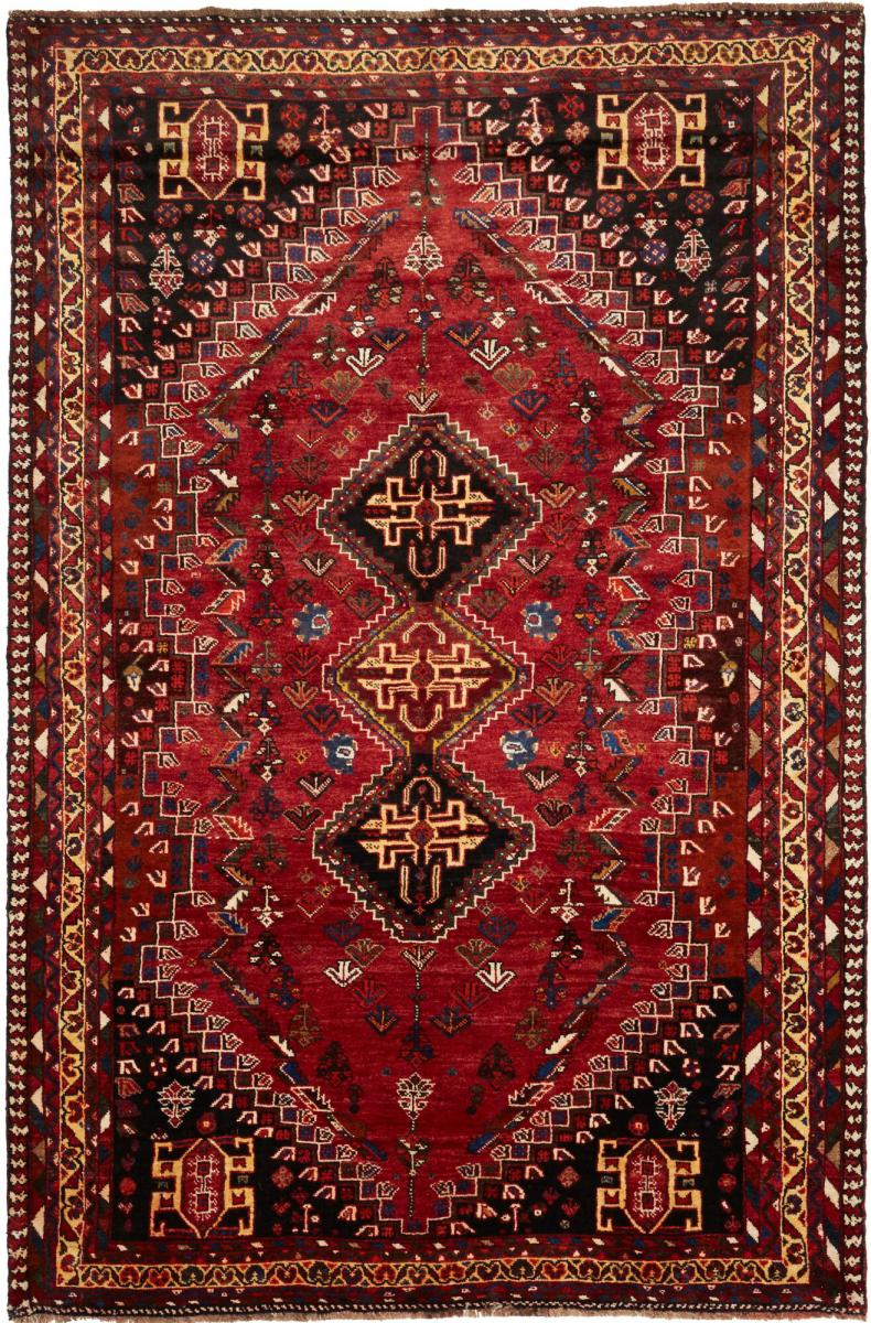 Persian Rug Shiraz 269x178 269x178, Persian Rug Knotted by hand