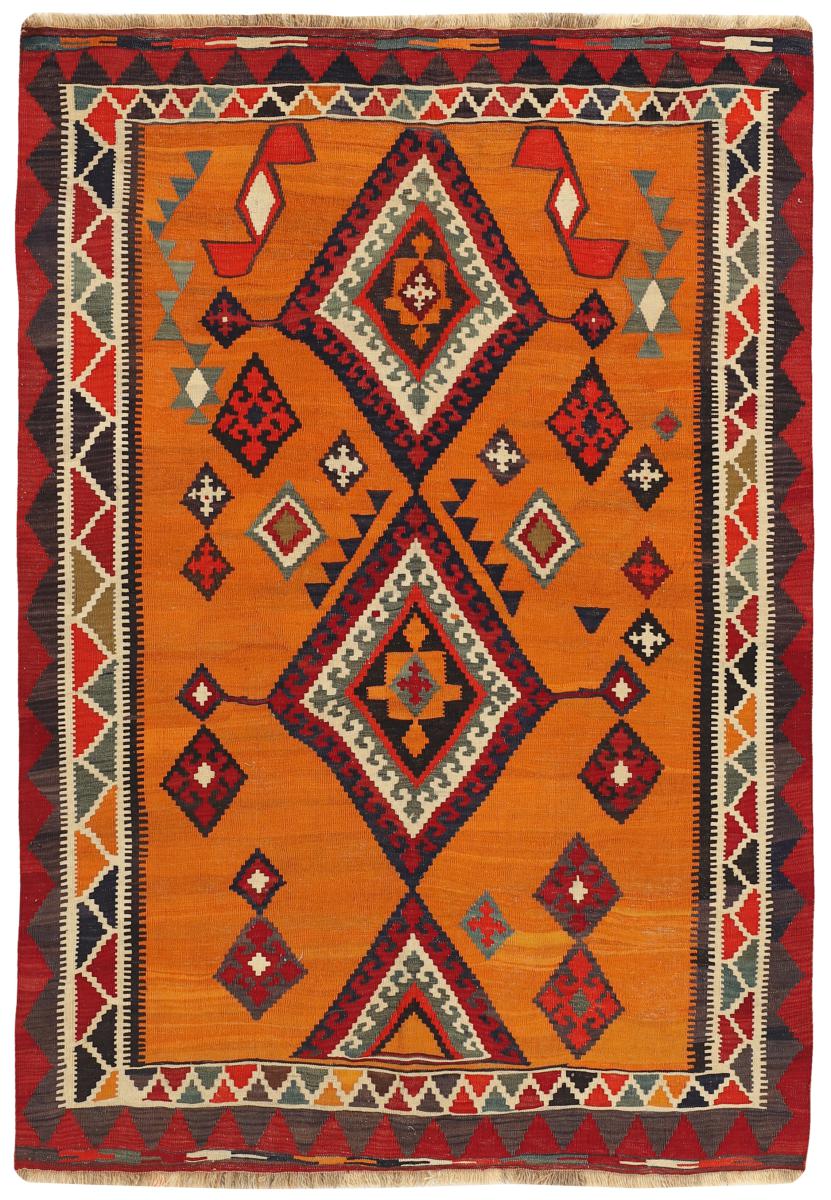 Alfombra persa Kilim Fars 221x161 221x161, Alfombra persa Tejido a mano