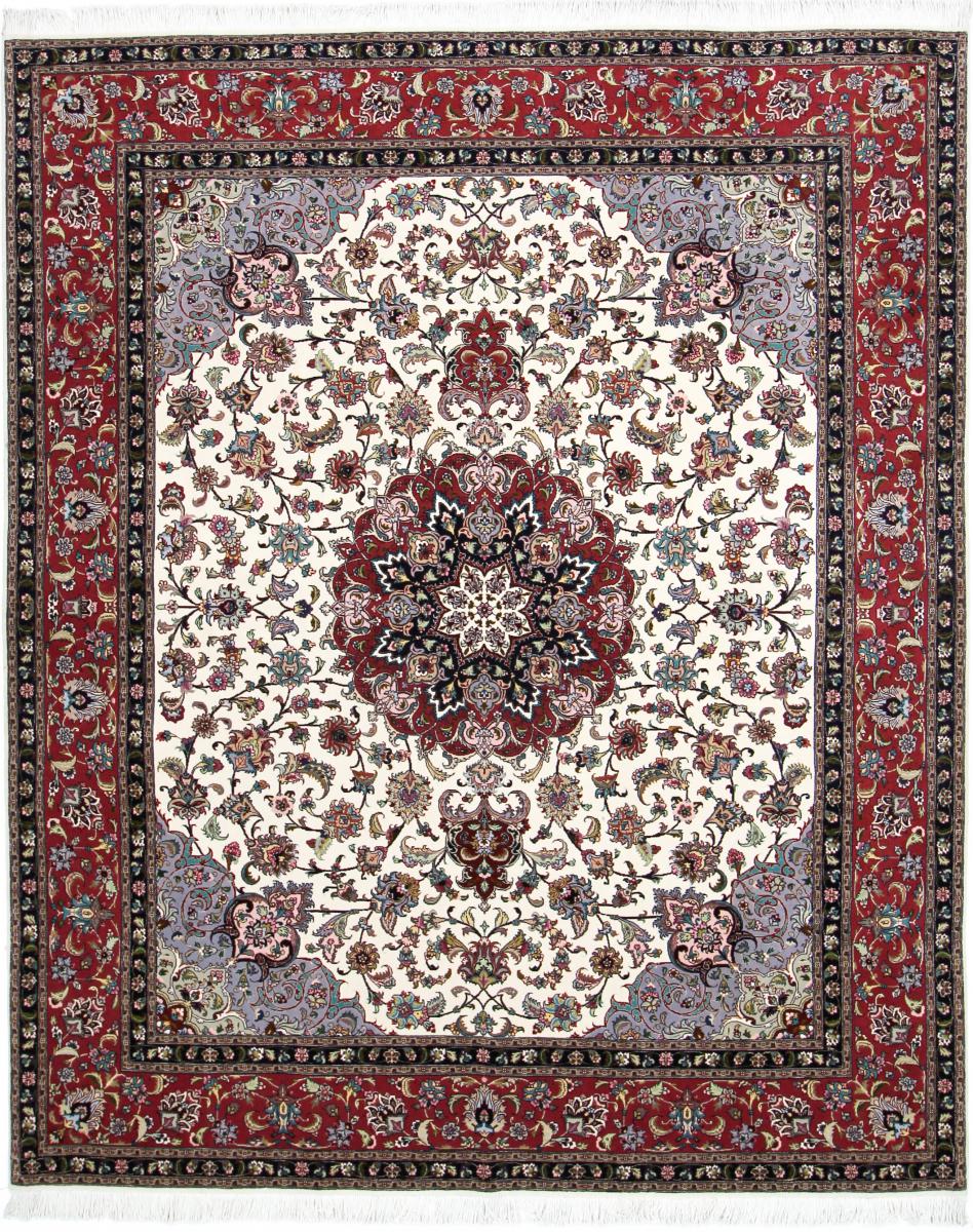 Tapete persa Tabriz 50Raj 255x205 255x205, Tapete persa Atado à mão