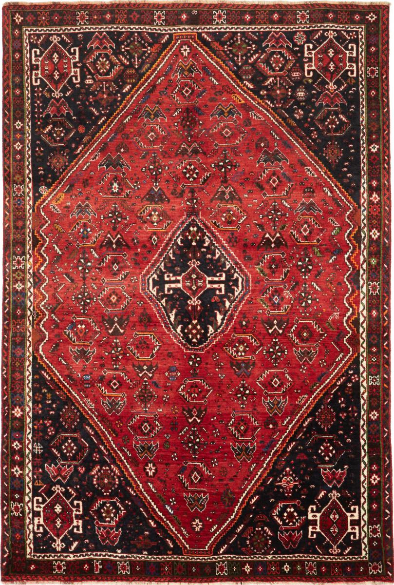 Persian Rug Shiraz 269x179 269x179, Persian Rug Knotted by hand