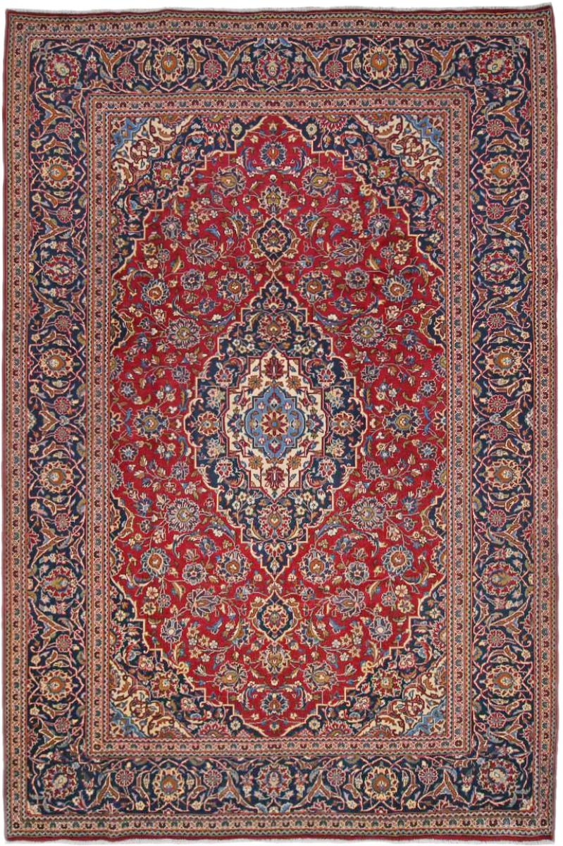 Tapete persa Keshan 359x247 359x247, Tapete persa Atado à mão