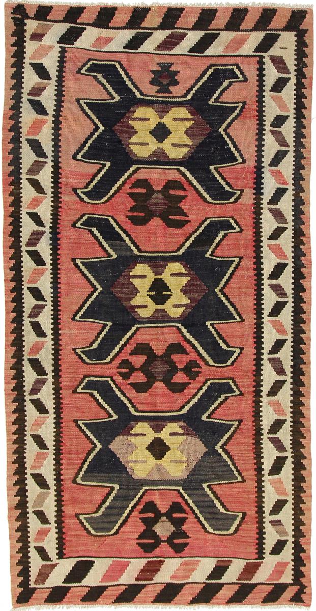 Tapete persa Kilim Fars Azerbaijan Antigo 280x150 280x150, Tapete persa Tecido à mão