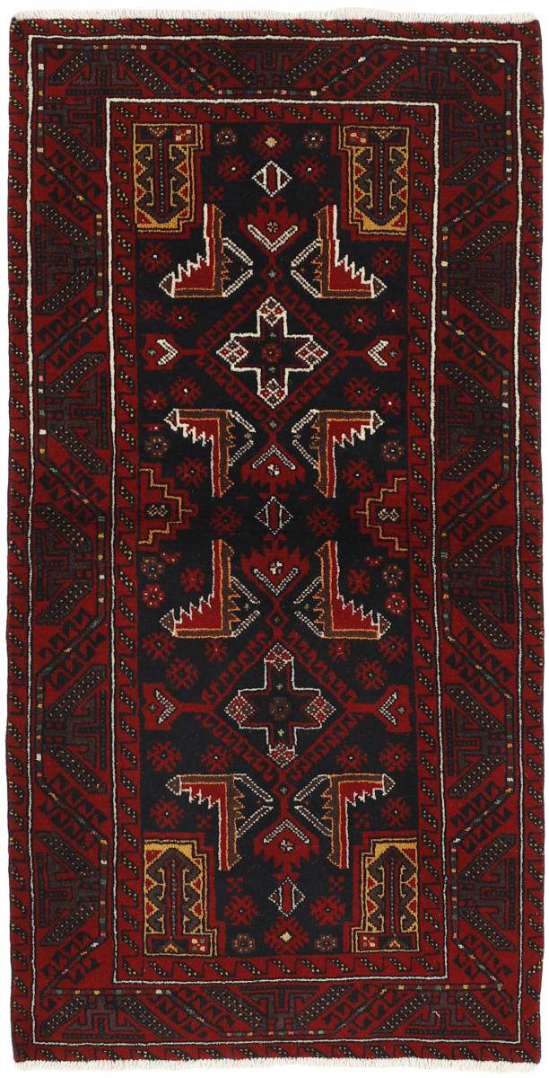 Perserteppich Belutsch 181x89 181x89, Perserteppich Handgeknüpft