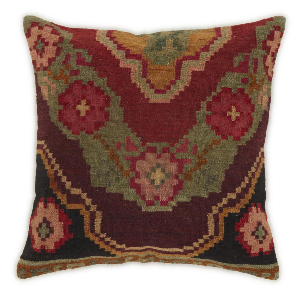 Ινδικό χαλί Κιλίμ Rosen Kissen 66x66 66x66, Περσικό χαλί Χειροποίητη ύφανση