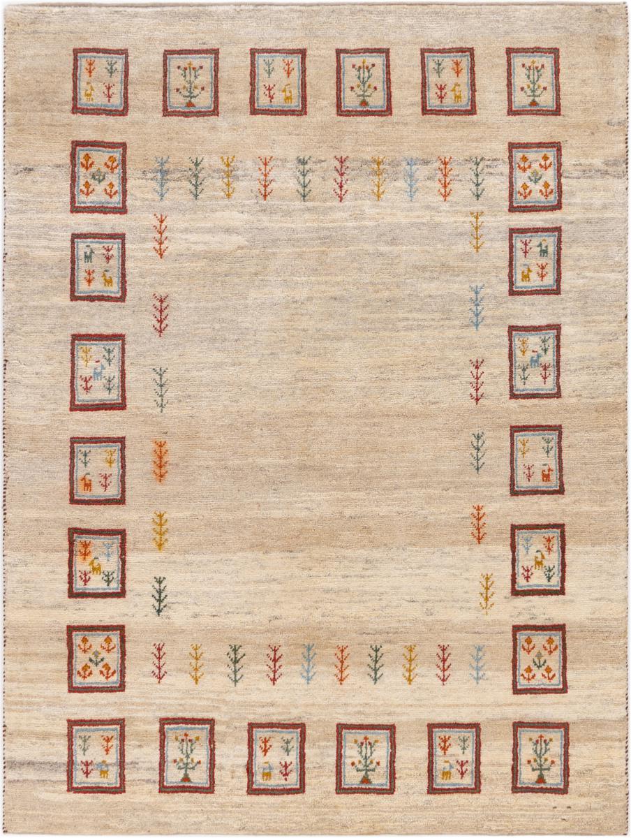Tapis persan Persan Gabbeh Pure 196x147 196x147, Tapis persan Noué à la main