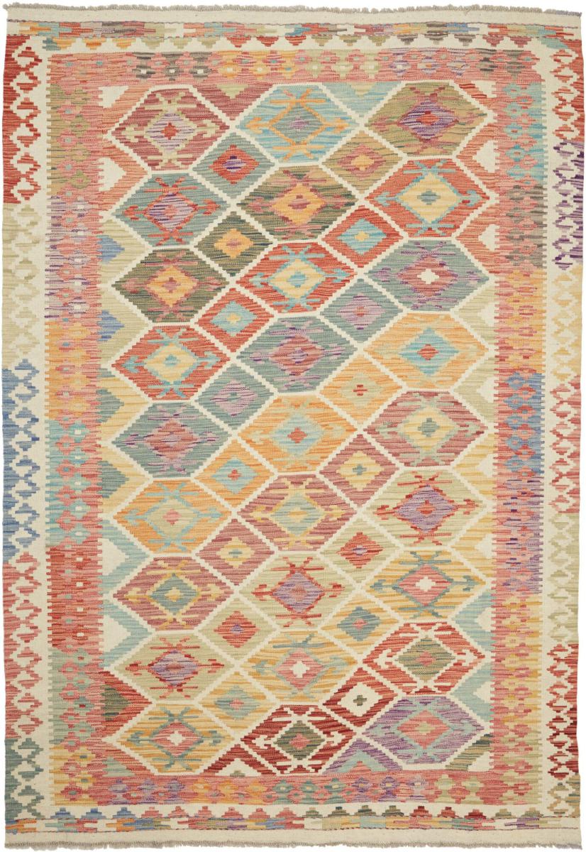 Tapete afegão Kilim Afegão 249x171 249x171, Tapete persa Tecido à mão