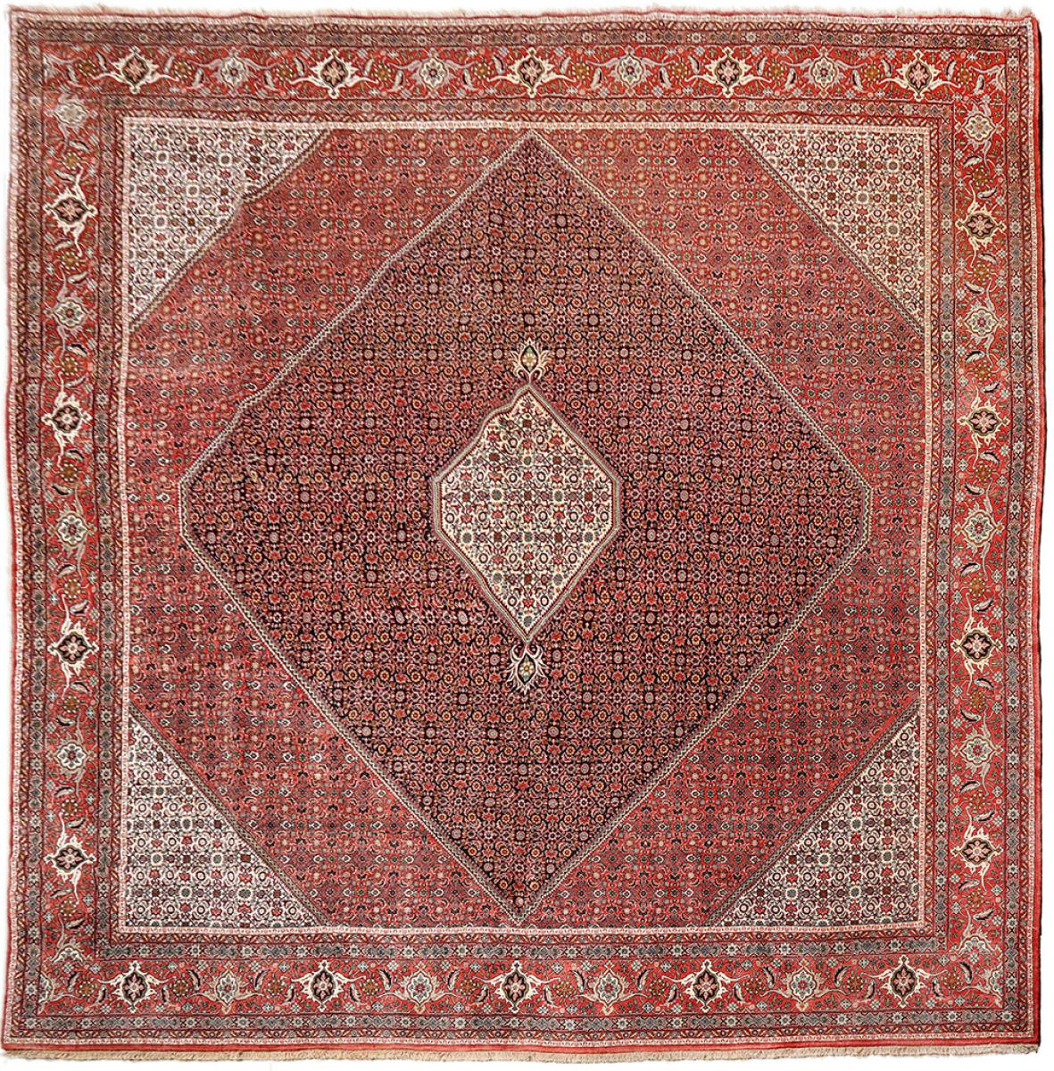  ペルシャ絨毯 ビジャー オールド 397x390 397x390,  ペルシャ絨毯 手織り