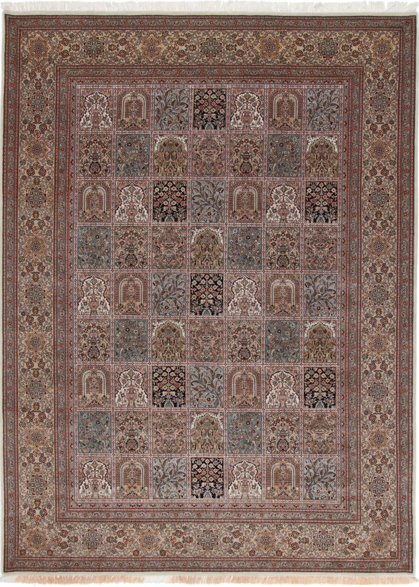 Indisk tæppe Indo Ghom 348x257 348x257, Persisk tæppe Knyttet i hånden