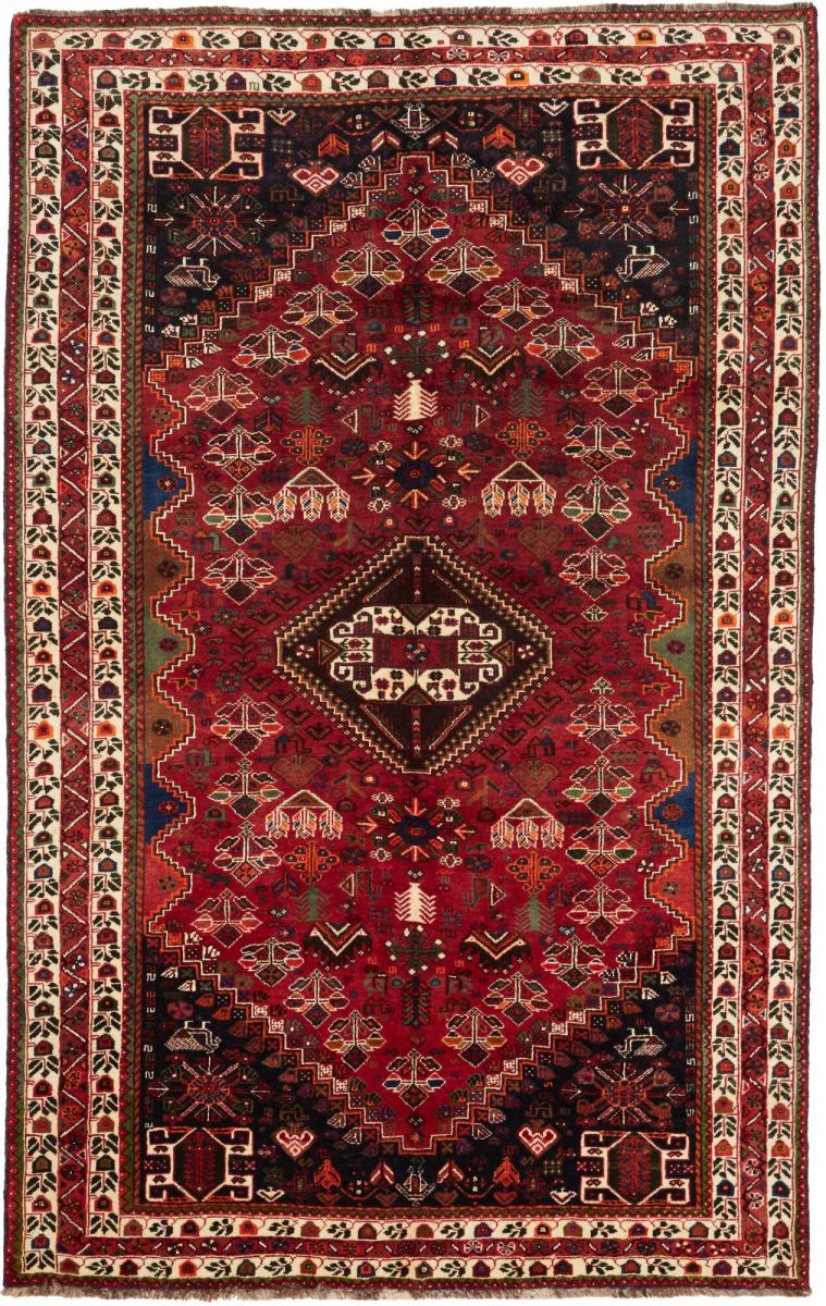 Persian Rug Shiraz 264x167 264x167, Persian Rug Knotted by hand
