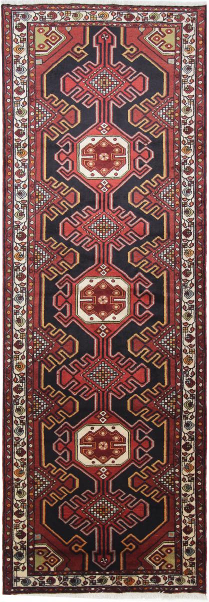 Perzisch tapijt Hamadan 334x116 334x116, Perzisch tapijt Handgeknoopte