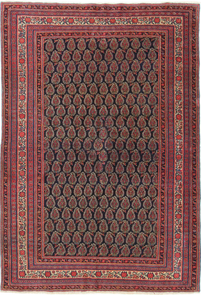 Persian Rug Miri Boteh Antique 201x140 201x140, Persian Rug Knotted by hand