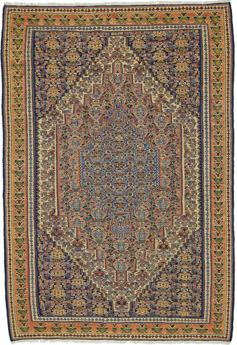 Perzsa szőnyeg Kilim Senneh 9'7"x6'8" 9'7"x6'8", Perzsa szőnyeg Kézzel csomózva