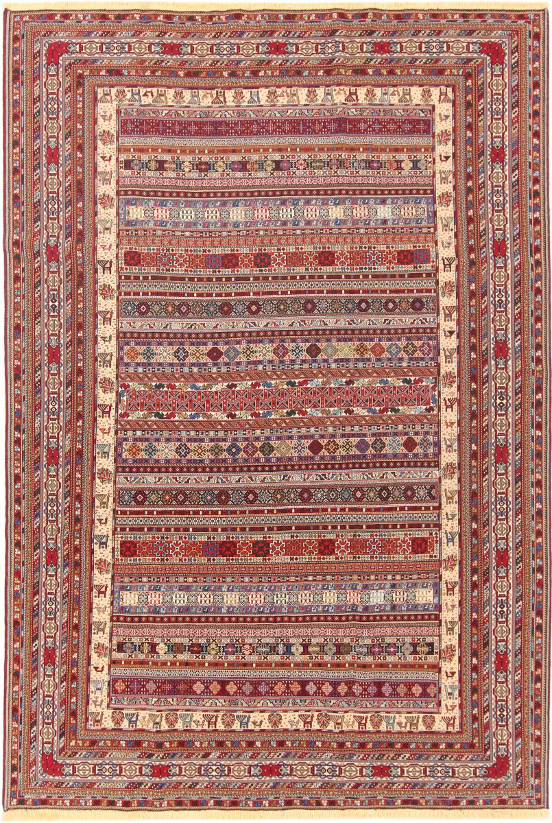 Tapete persa Kilim Soozani 301x204 301x204, Tapete persa Tecido à mão