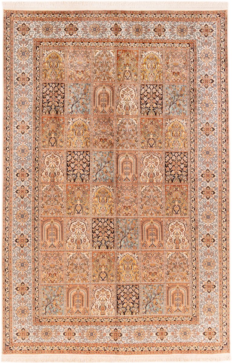 Indiaas tapijt Kasjmier Zijde 248x167 248x167, Perzisch tapijt Handgeknoopt