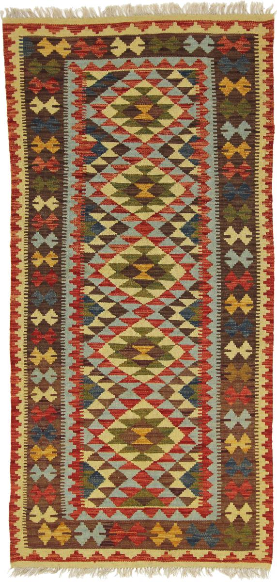Afghan rug Kilim Afghan 203x95 203x95, Persian Rug Woven by hand