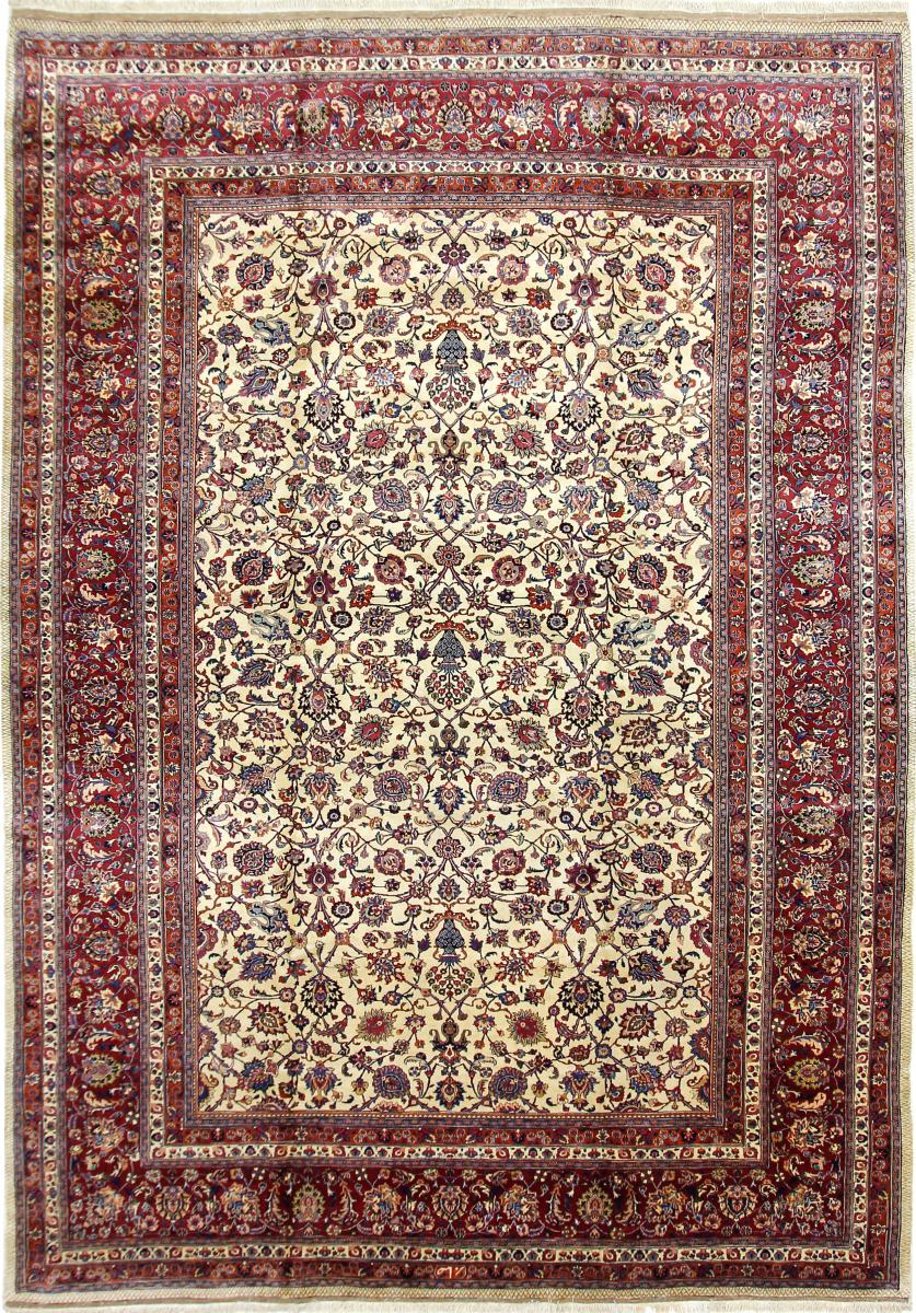 Tapete persa Mashhad Saber 15'8"x11'0" 15'8"x11'0", Tapete persa Atado à mão