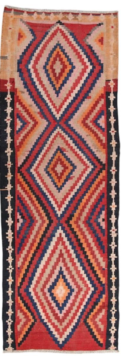 Persian Rug Kilim Fars Antique 364x126 364x126, Persian Rug Woven by hand