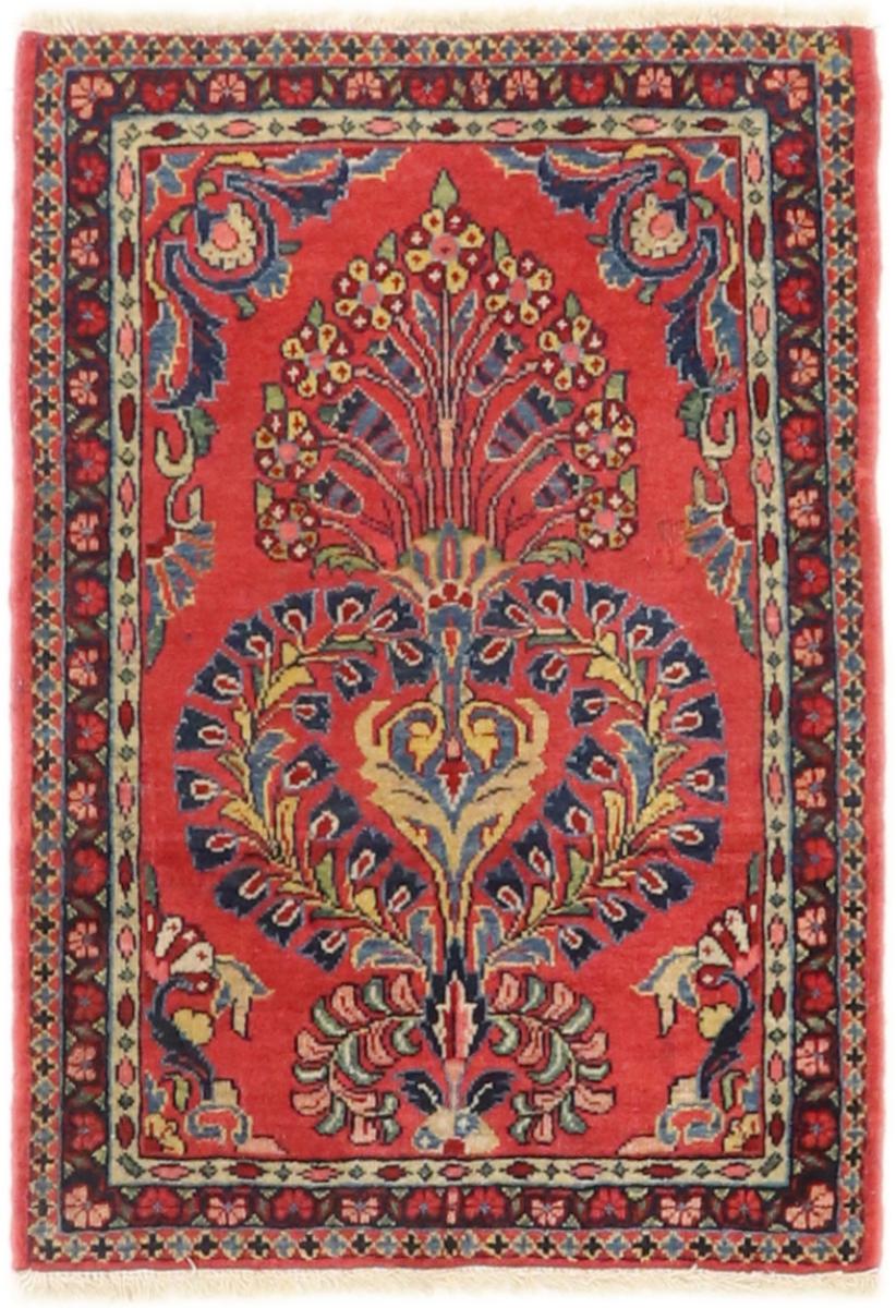 Alfombra persa Sarough Antiguo 73x51 73x51, Alfombra persa Anudado a mano