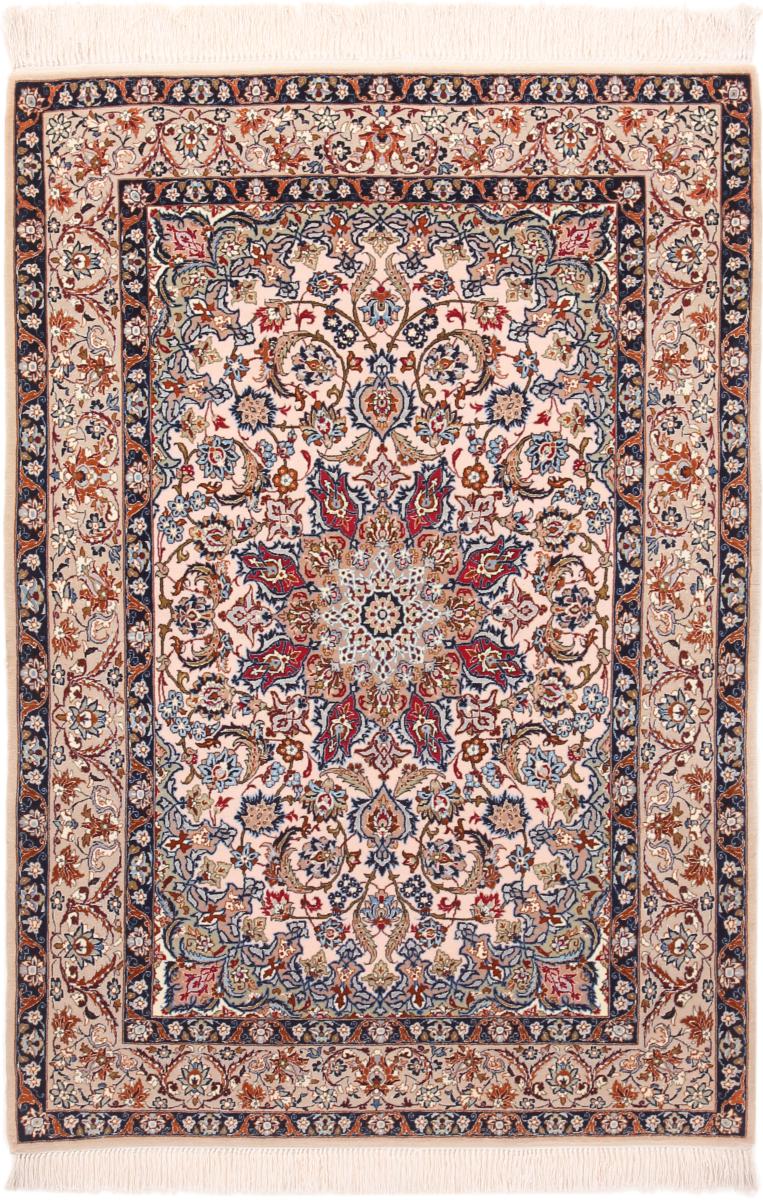 Persialainen matto Isfahan Silkkiloimi 164x113 164x113, Persialainen matto Solmittu käsin