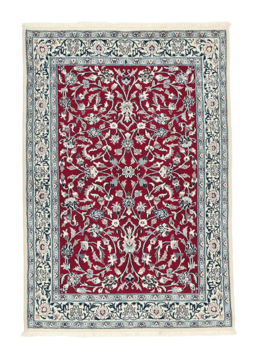 Persian Rug Nain 9La 5'1"x3'5" 5'1"x3'5", Persian Rug Knotted by hand